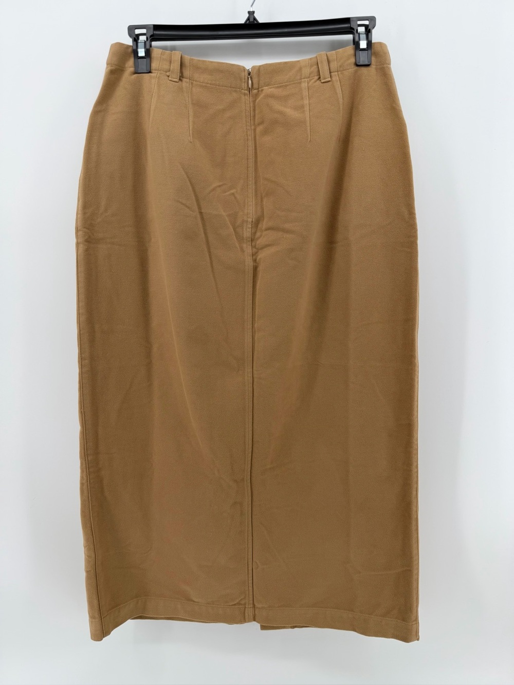 Crazy Horse Liz Claiborne Camel Colored Soft Lined Pencil Skirt Size 14 - Picture 2 of 7